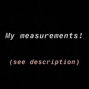 Here are my measurements:
